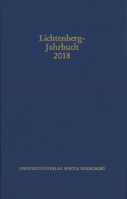 Lichtenberg-Jahrbuch 2018 main product photo