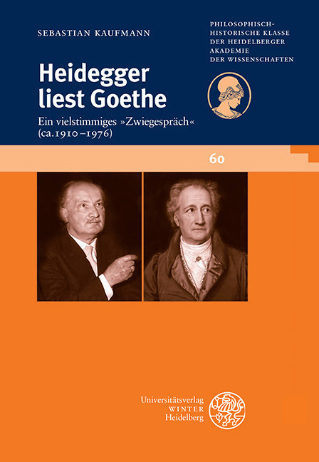 Heidegger liest Goethe main product photo
