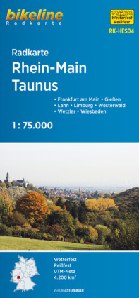Bikeline Radkarte Rhein-Main-Taunus