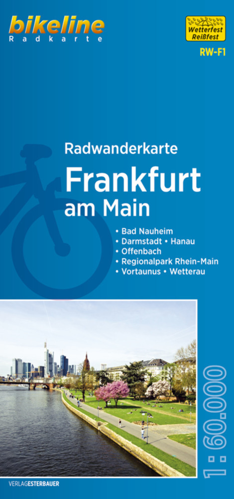 Bikeline Radwanderkarte Frankfurt am Main main product photo