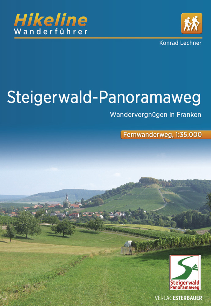 Hikeline Wanderführer Steigerwald Panoramaweg main product photo