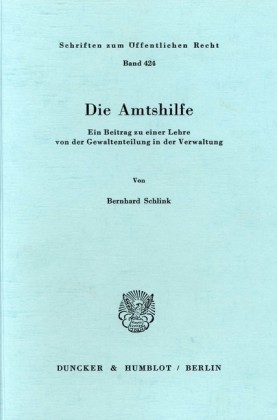 Die Amtshilfe.