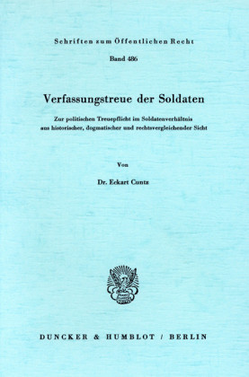 Verfassungstreue der Soldaten.