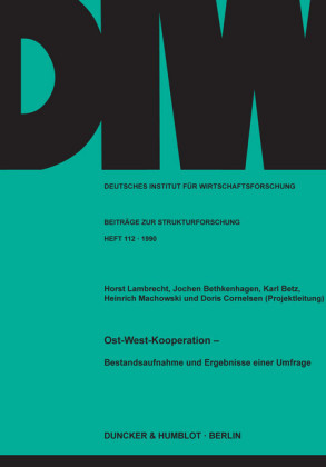 Ost-West-Kooperation.