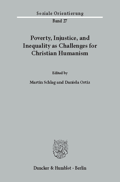 Poverty, Injustice, and Inequality as Challenges for Christian Humanism. main product photo
