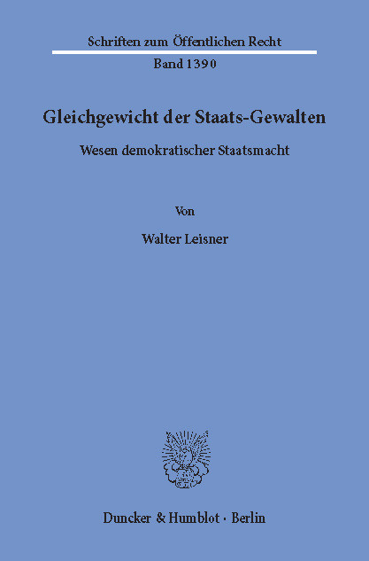 Gleichgewicht der Staats-Gewalten. main product photo