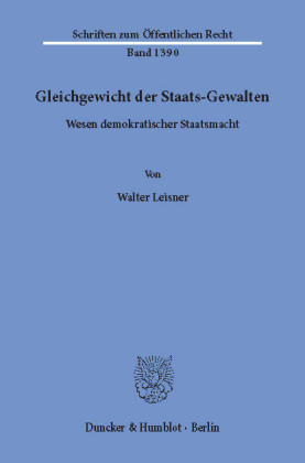 Gleichgewicht der Staats-Gewalten.