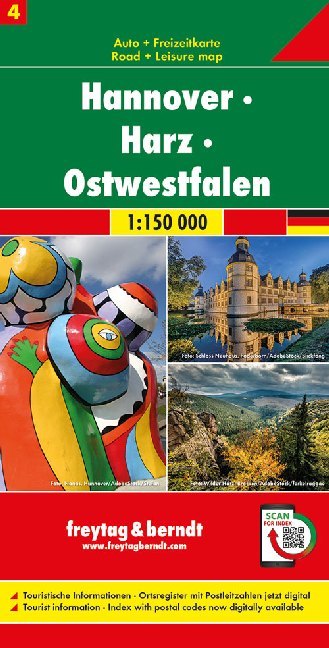 Hannover - Harz - Ostwestfalen, Autokarte 1:150.000, Blatt 4 main product photo