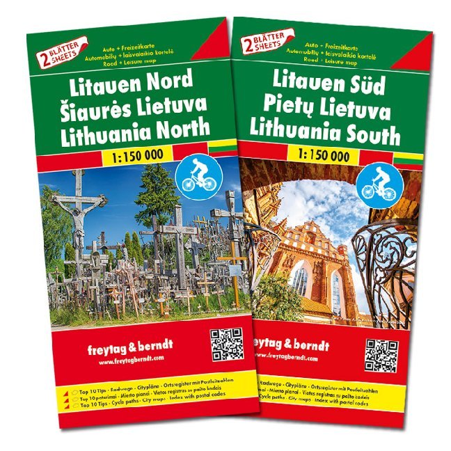 Litauen, Autokarten Set 1:150.000 main product photo