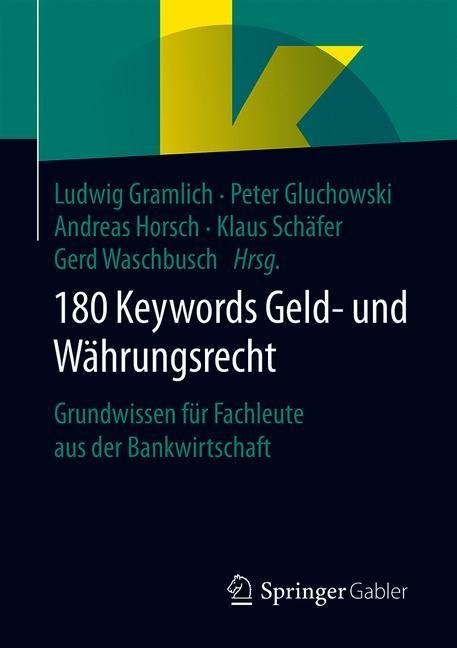 180 Keywords Geld- und Währungsrecht main product photo