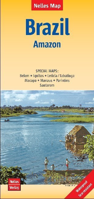 Nelles Map Landkarte Brazil: Amazon main product photo