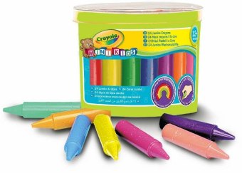 Crayola Mini Kids 24 Jumbo Wachsmalstifte