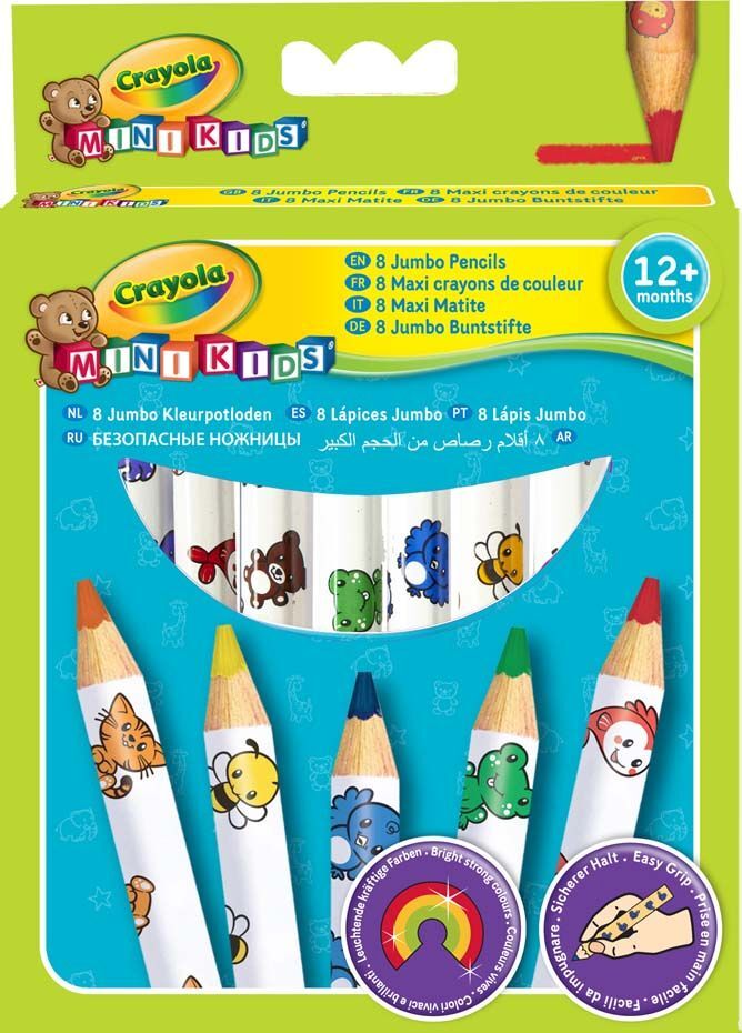 Crayola Mini Kids 8 Jumbo Buntstifte main product photo