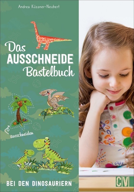 Das Ausschneide-Bastelbuch: Bei den Dinosauriern main product photo