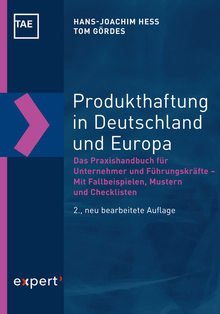 Produkthaftung in Deutschland und Europa main product photo