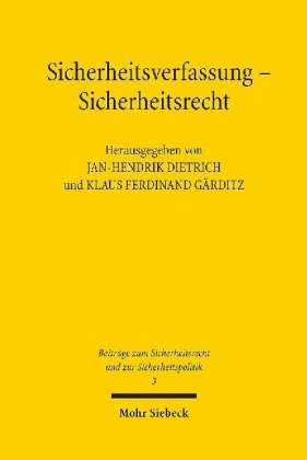 Sicherheitsverfassung - Sicherheitsrecht