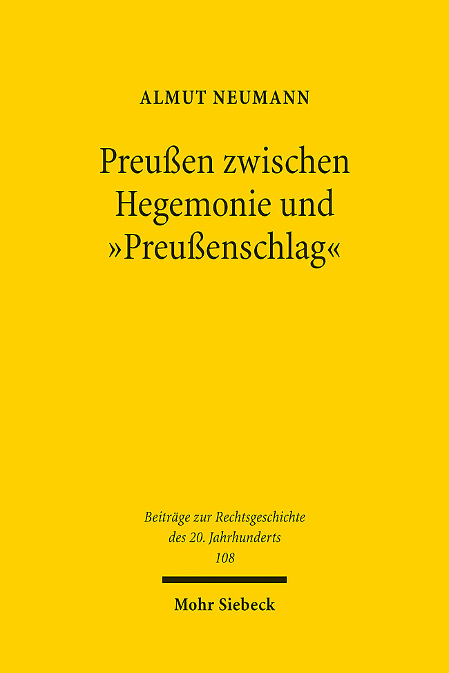 Preußen zwischen Hegemonie und 'Preußenschlag' main product photo