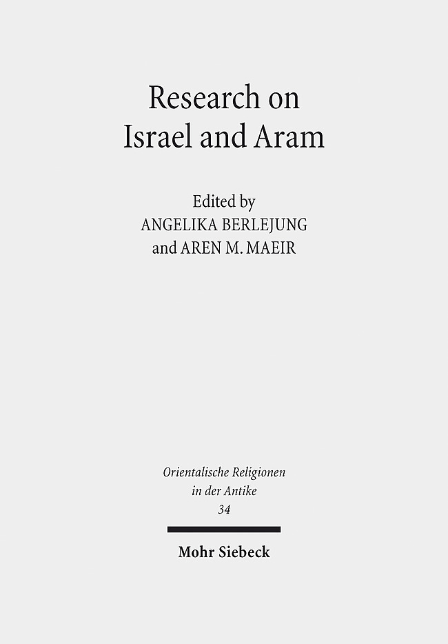 Research on Israel and Aram main product photo
