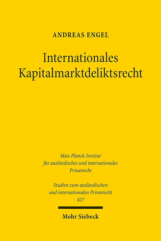 Internationales Kapitalmarktdeliktsrecht main product photo