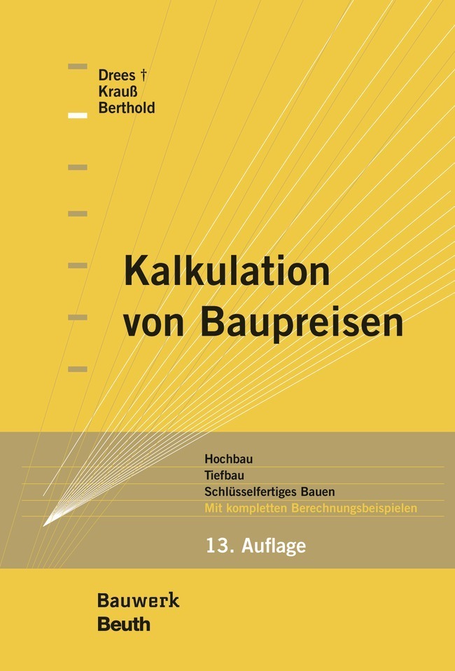 Kalkulation von Baupreisen main product photo