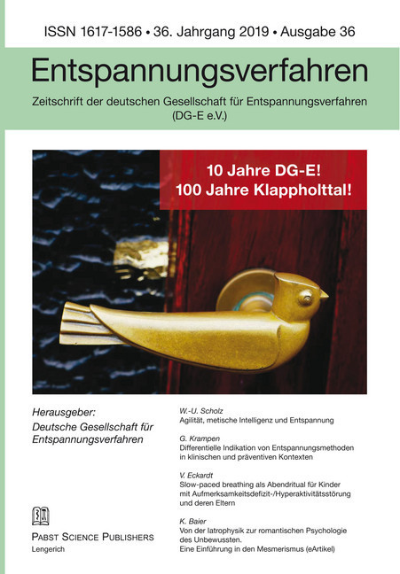 Entspannungsverfahren, Nr. 36/2019 main product photo