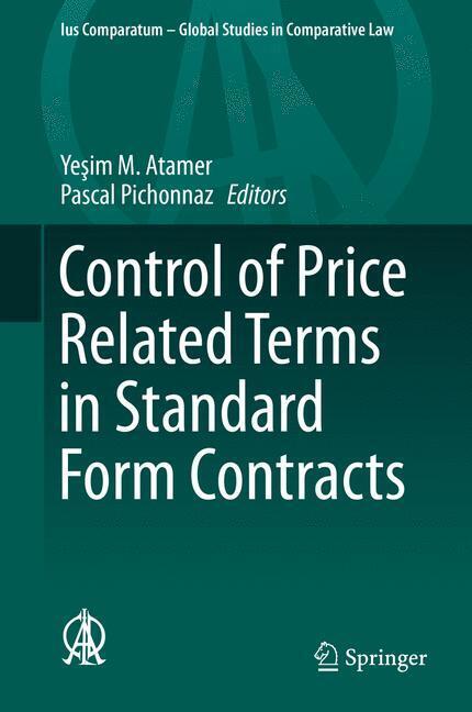 Control of Price Related Terms in Standard Form Contracts main product photo