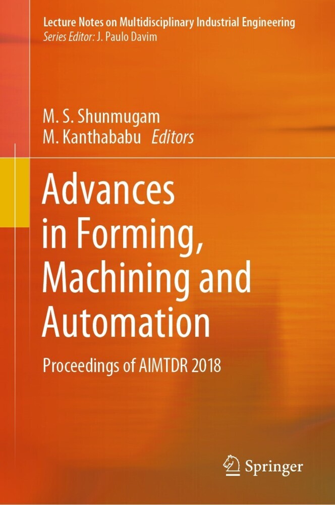 Advances in Forming, Machining and Automation main product photo