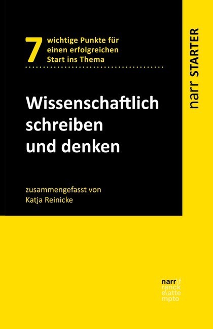 Wissenschaftlich schreiben und denken main product photo