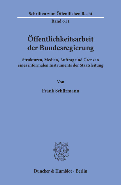 Öffentlichkeitsarbeit der Bundesregierung. main product photo
