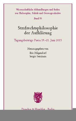 Strafrechtsphilosophie der Aufklärung.