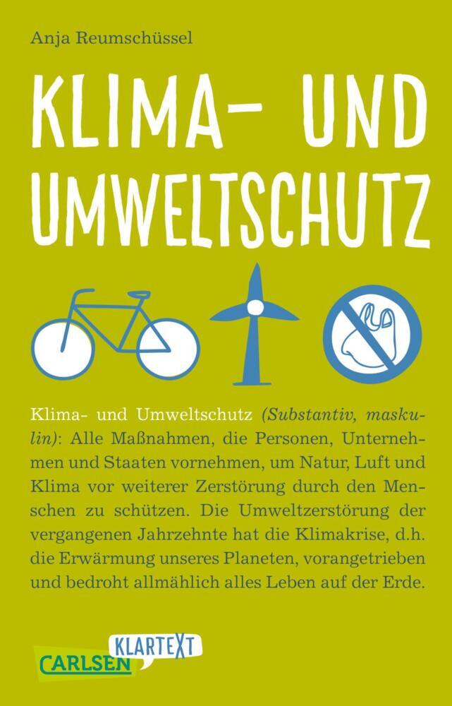 Klima- und Umweltschutz (Carlsen Klartext) main product photo