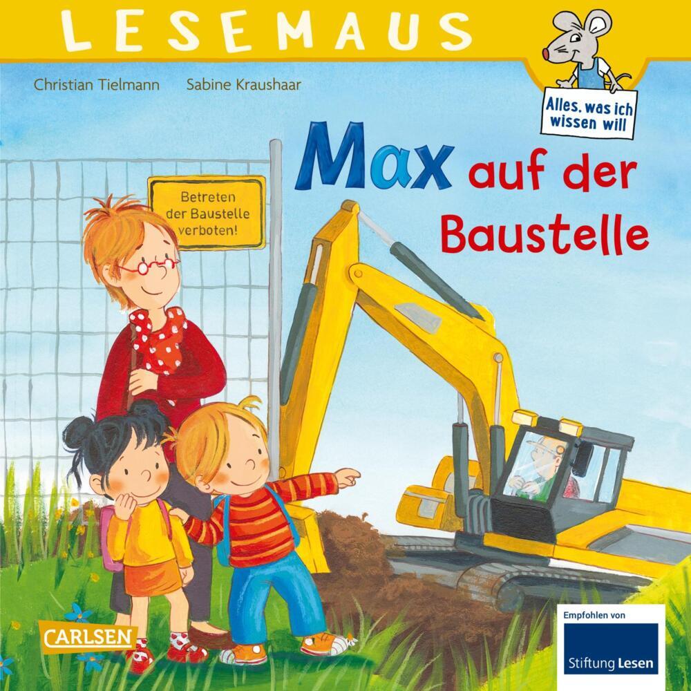 LESEMAUS 12: Max auf der Baustelle main product photo