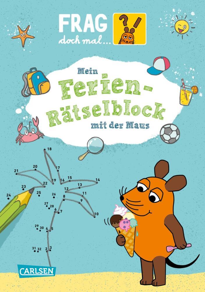 Frag doch mal ... die Maus: Mein Ferien-Rätselblock mit der Maus main product photo