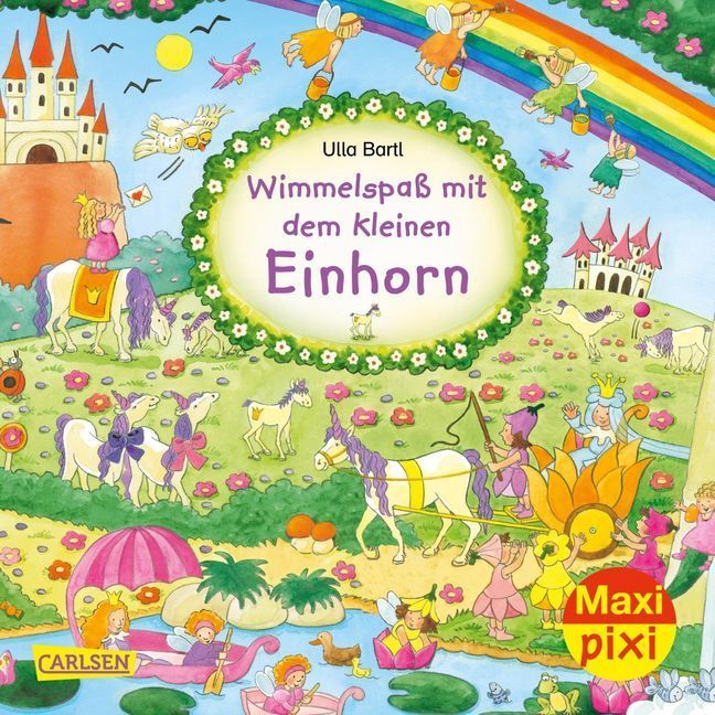 Maxi Pixi 318: Wimmelspaß mit dem kleinen Einhorn main product photo