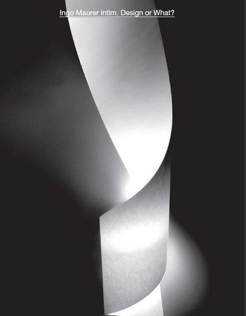 Ingo Maurer intim. Design or What? main product photo