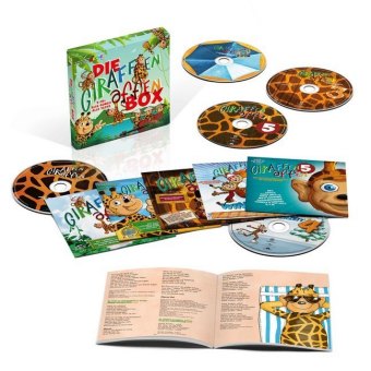 Die Giraffenaffen Box - 5 CDs mit Songs und Texten, 5 Audio-CDs