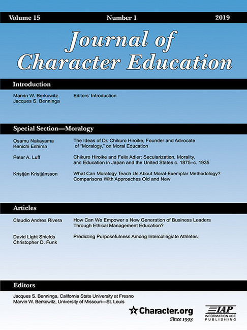 Journal of Character Education main product photo