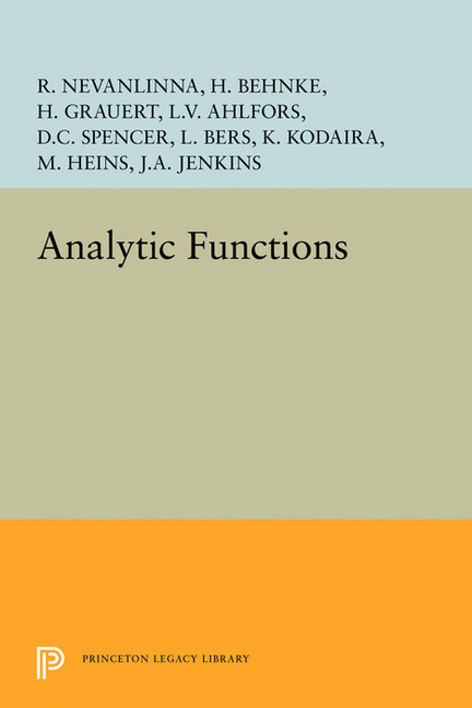 Analytic Functions main product photo