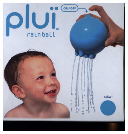 Moluk Pluï Regenball Badespielzeug blau main product photo