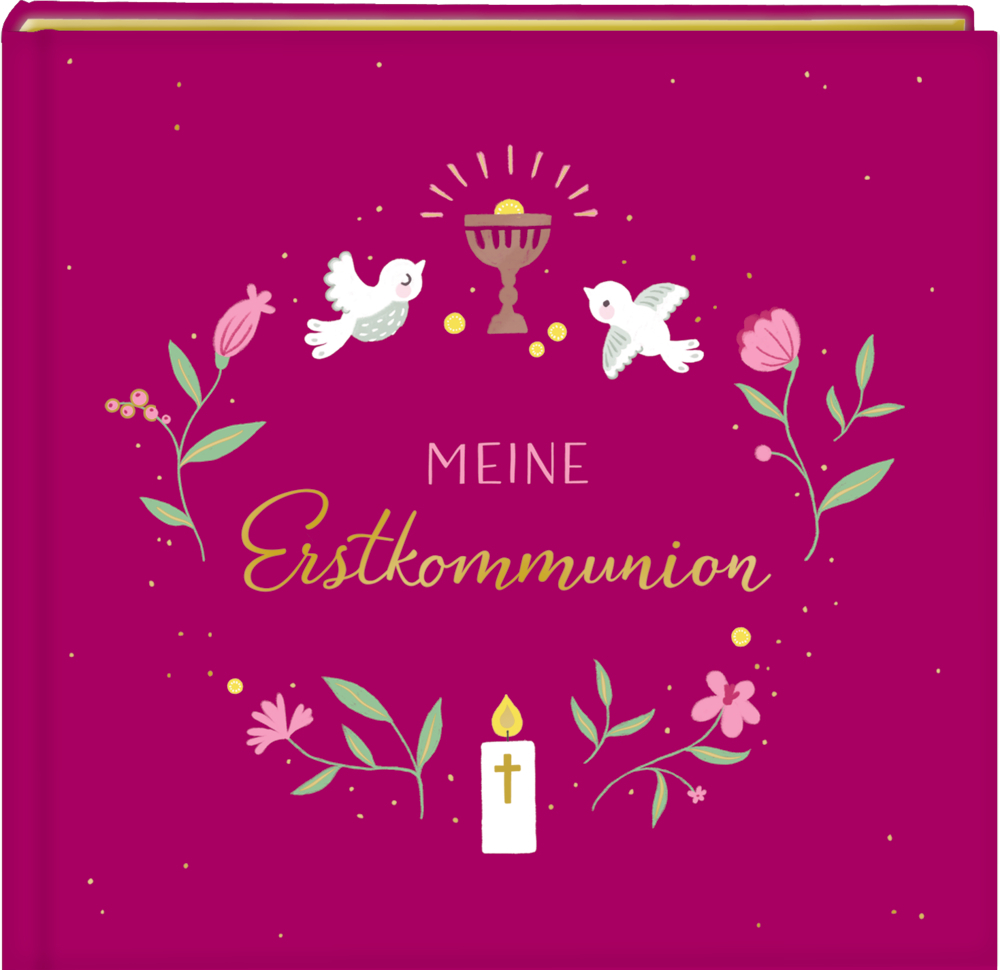 Eintragalbum - Meine Erstkommunion (beerenfarben) main product photo