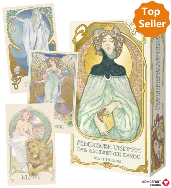 Ätherische Visionen - Das illuminierte Tarot, Tarotkarten + Booklet