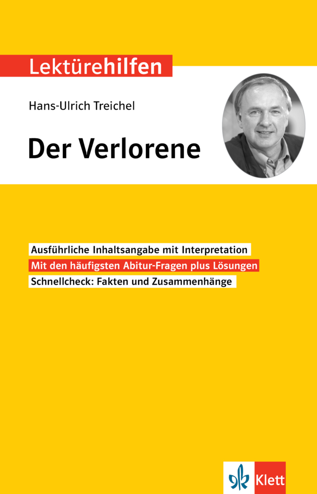 Lektürehilfen Hans-Ulrich Treichel, Der Verlorene main product photo