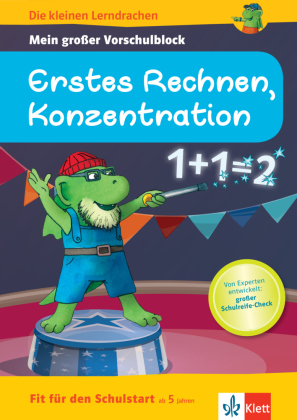 Mein großer Vorschulblock Erstes Rechnen, Konzentration