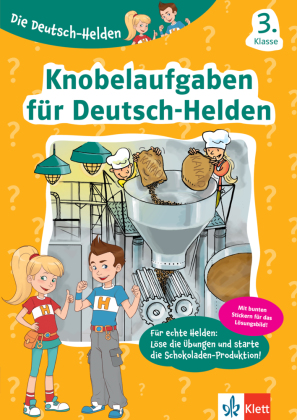 Klett Die Deutsch-Helden: Knobelaufgaben für Deutsch-Helden 3. Klasse