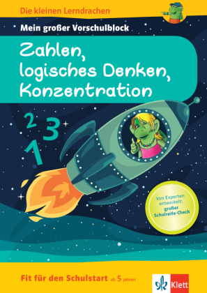 Mein großer Vorschulblock Zahlen, logisches Denken, Konzentration