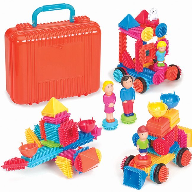 Bristle Blocks 85 Teile im Koffer main product photo