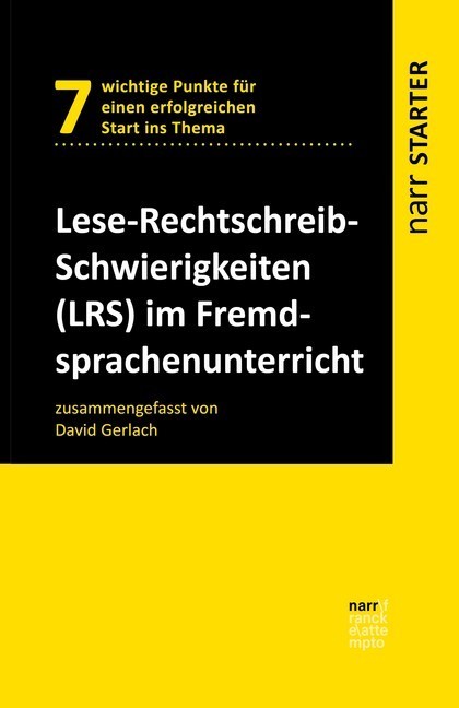 Lese-Rechtschreib-Schwierigkeiten (LRS) im Fremdsprachenunterricht main product photo