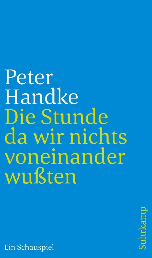 Die Stunde da wir nichts voneinander wußten main product photo