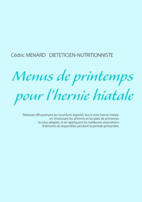 Menus de printemps pour l'hernie hiatale main product photo