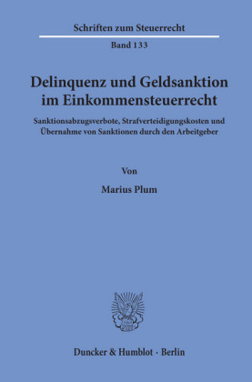 Delinquenz und Geldsanktion im Einkommensteuerrecht.